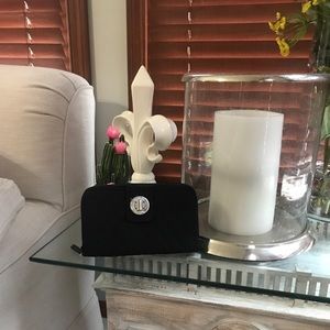 Vera Bradley Turnlock Wallet in Classic Black